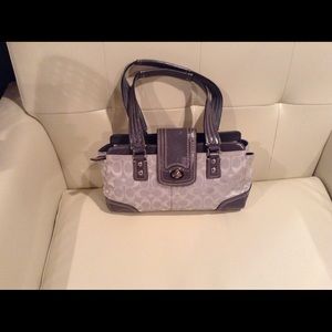 Grey coach bag